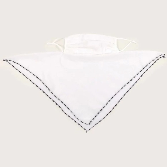 LAST 1! White Scarf Face Mask - Picture 4 of 6